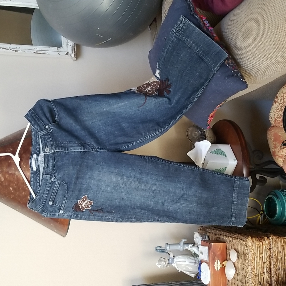 Denim capris